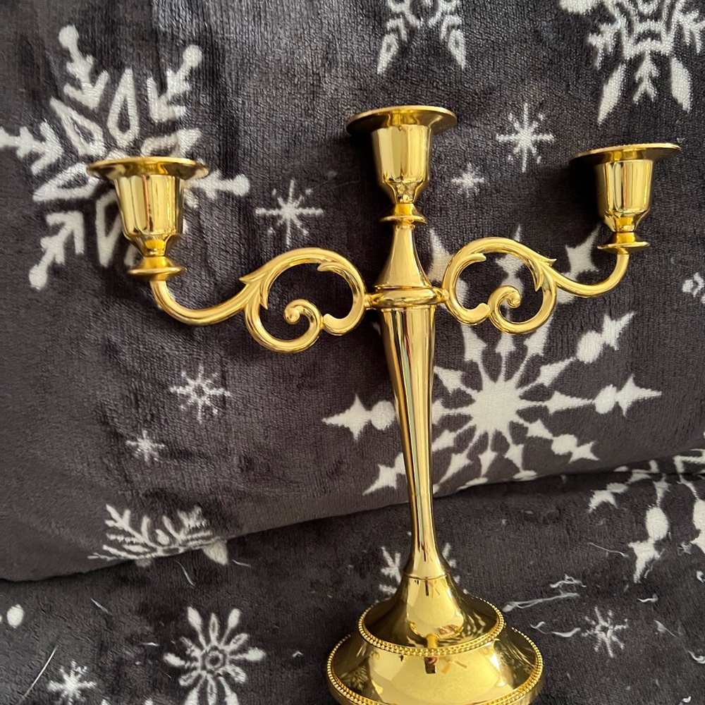 Elegant Gold Candelabra